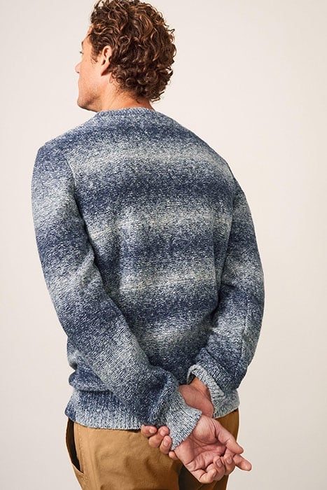 WINDSOR SPACEDYE CREW DARK NAVY 2