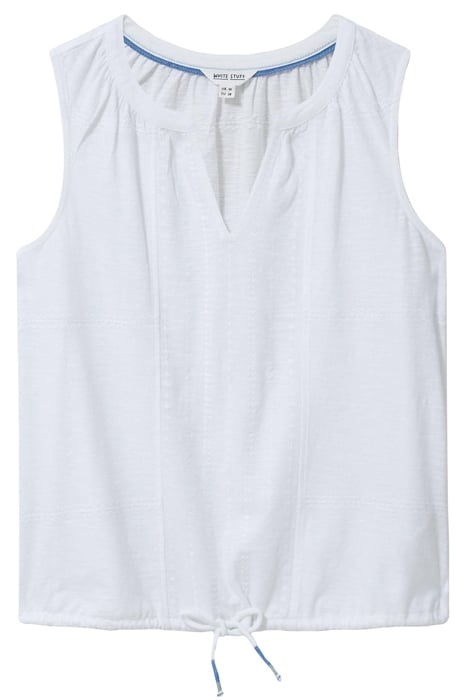 SUNRISE EMBROIDERED VEST BRILLIANT WHITE 4