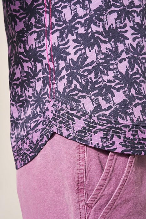 WEAVER JERSEY TEE PURPLE MULTI 3