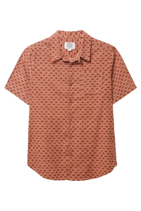 EAGLE PRINTED SLIM FIT SHIRT MID PINK 4