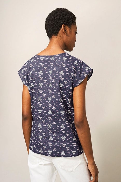 RAE ORGANIC COTTON VEST PURPLE MULTI 2