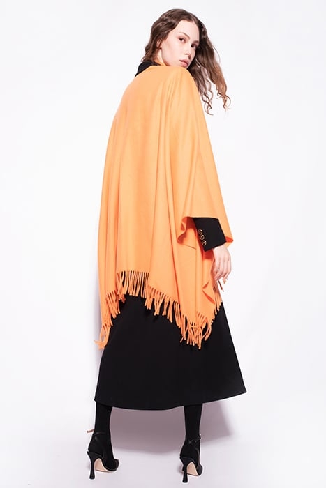 SEGUNDA PONCHO LANA SOFT ORANGE OCHRE 2