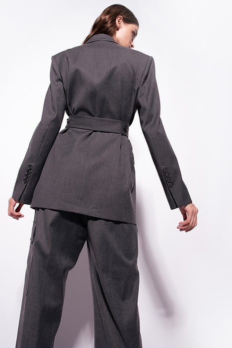 EMELINE GIACCA FLANELLA GREY - PEWTER 2