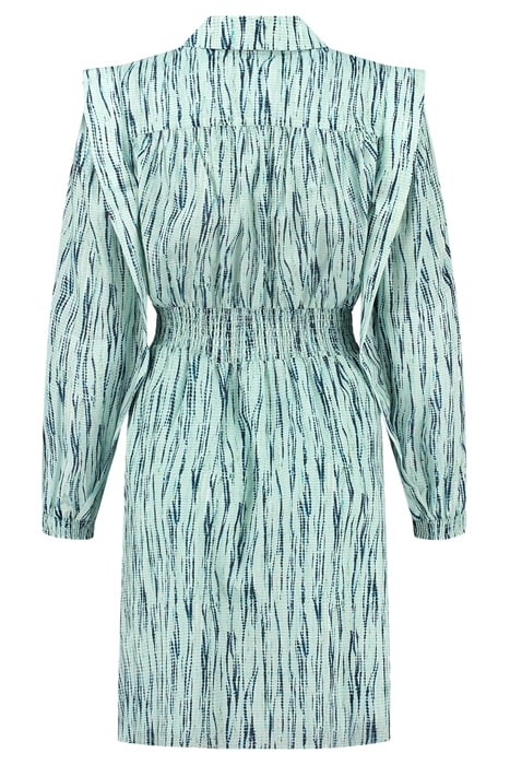 RAINA SHORT DRESS SHIBORI LAGOON 3