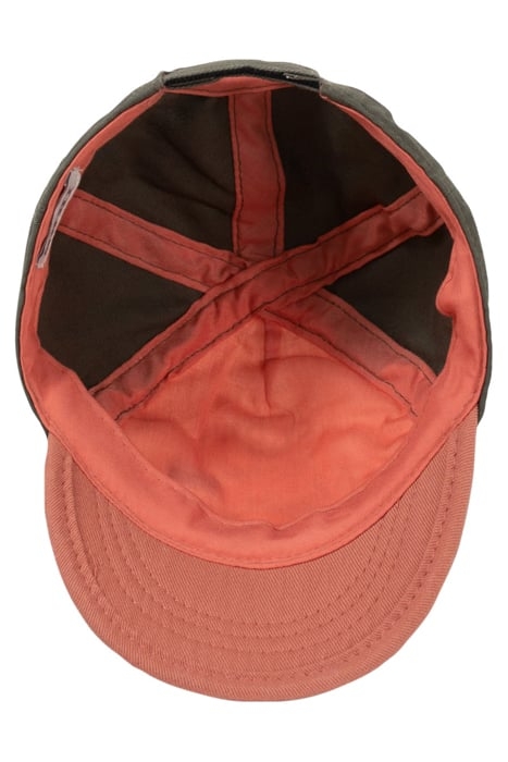 BABY BOYS’ ORANGE, WHITE AND KHAKI CAP 5
