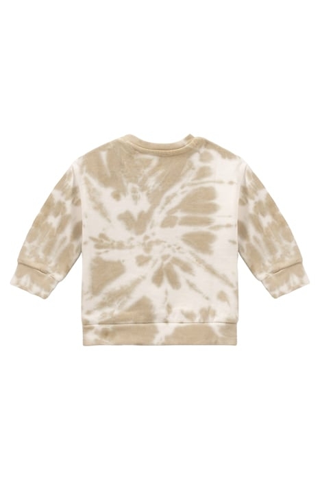 BABY BOYS’ BEIGE TIE-DYE SLOGAN SWEATSHIRT 2
