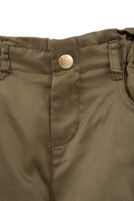 GIRLS' KHAKI LENZING™ TENCEL LYOCELL™SHORTS 6