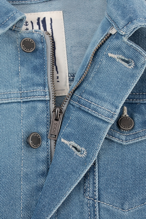 BLUE DENIM JACKET WITH DETACHABLE HOOD 8