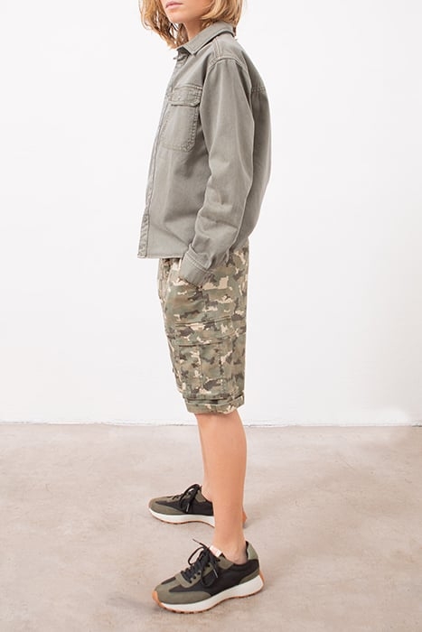 BOYS’ KHAKI PIXEL CAMOUFLAGE COMBAT BERMUDAS 2