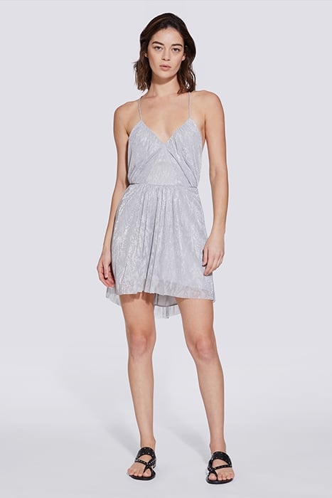 LOUXOR DRESS IN SILVER 2