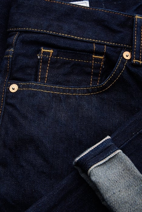 CAROLINE CROPPED SELVAGE CLEAN QUARZO ORGANIC RINSE 4