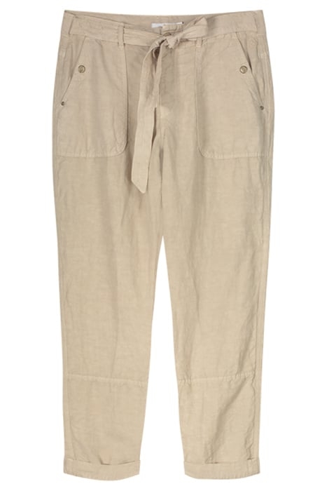 LOOSE FIT PANTS FLOWY LINEN TENCEL ALPACA 4
