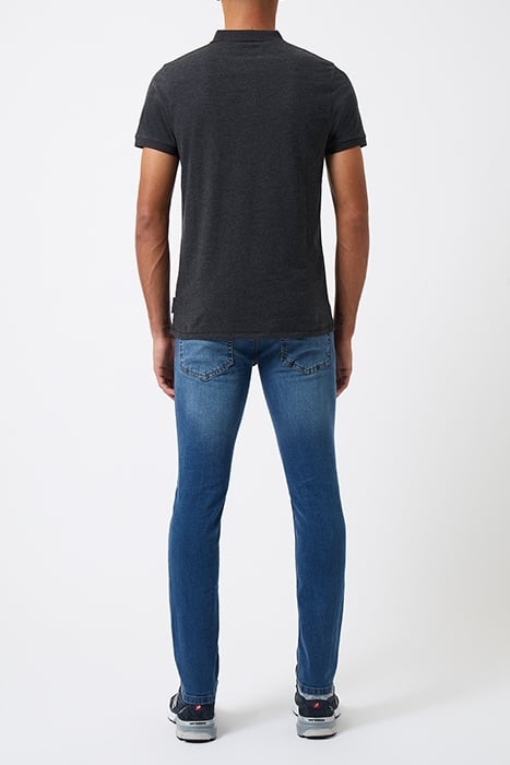 JERSEY POLO SHIRT CHARCOAL 2