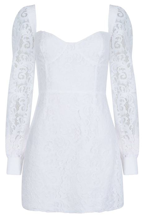 ATREENA LACE MINI DRESS SUMMER WHITE 4