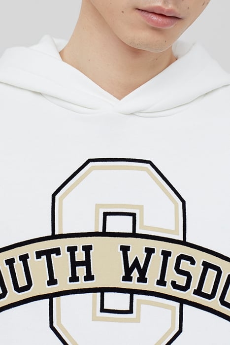 MEN M. PHILOUZE UNISEX HOODIE WHITE 4