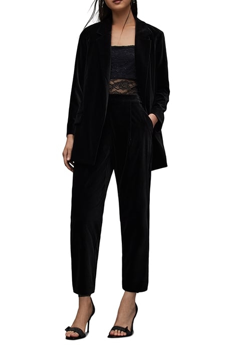 ALEIDA VELVET TROUSE BLACK 2