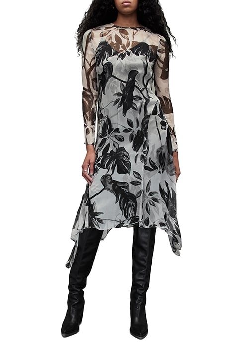 RIA JACKIE DRESS ECRU WHITE 1