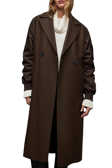 PAULAH COAT CHOCOLATE BROWN 1