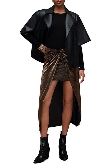 SAMI METALLIC SKIRT GOLD 2