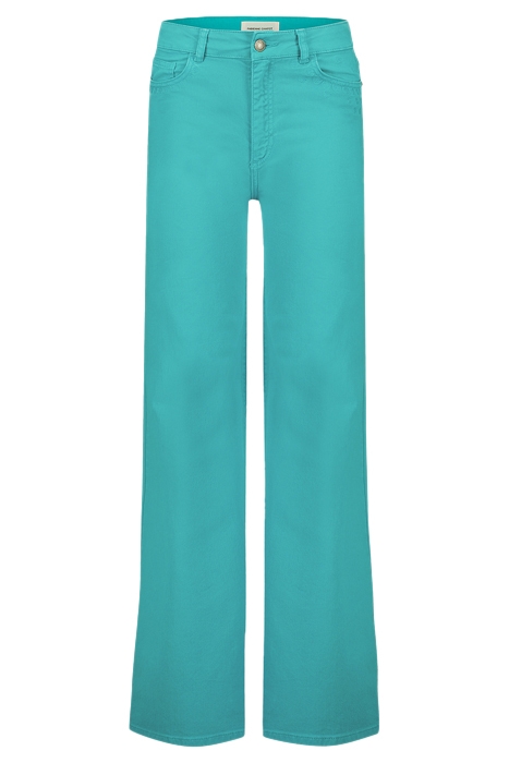 EVA WIDE LEG TROUSERS TYROL TURQUOISE 1