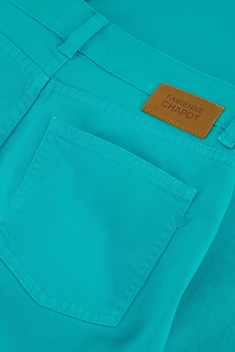 EVA WIDE LEG TROUSERS TYROL TURQUOISE 5