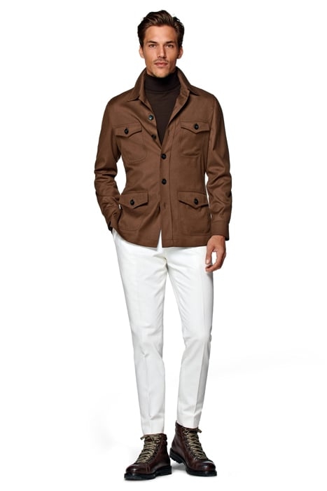 MID BROWN WILLIAM SHIRT-JACKET MID BROWN 3