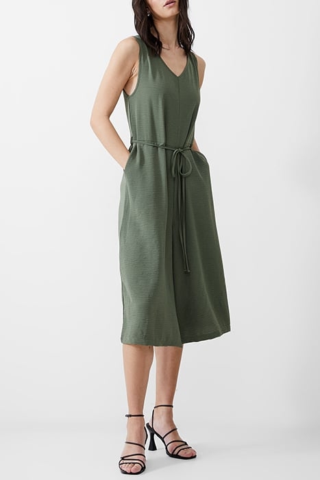 CULOTTE CRINKLE JUMPSUIT KHAKI 2