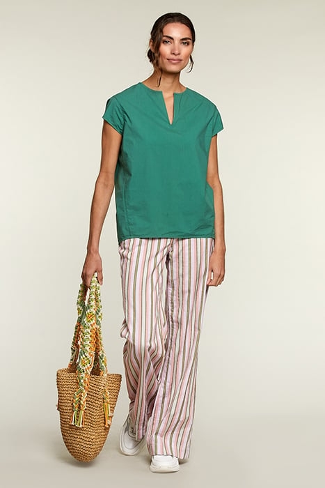 GREEN CAP SLEEVES SHIRT 3