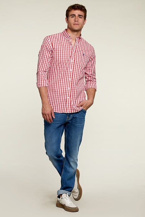 CUSTOM FIT CHECKED SHIRT MULTI 3