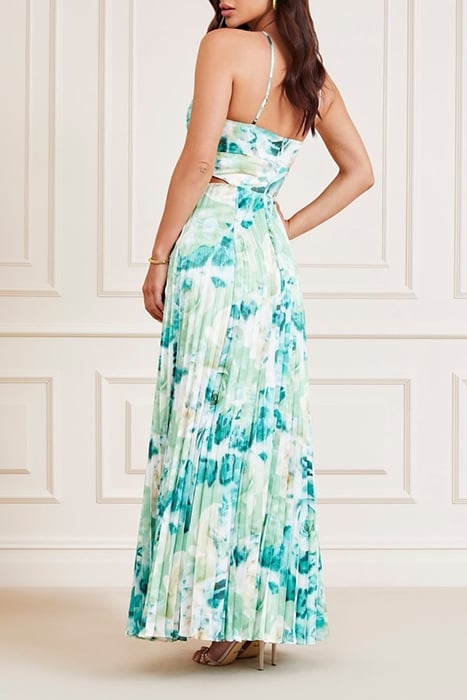 BLOOMBURST FLORAL ROSES BOUQUET MAXI DRESS PRINT 2