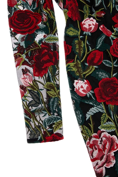 ROSA DRESS BLACK FLORAL MULTI 7