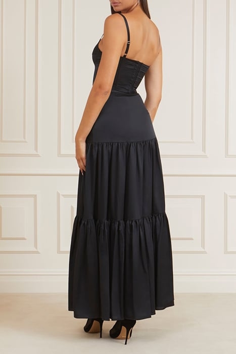 LOLA CORSET SOLID JET BLACK TOP 7