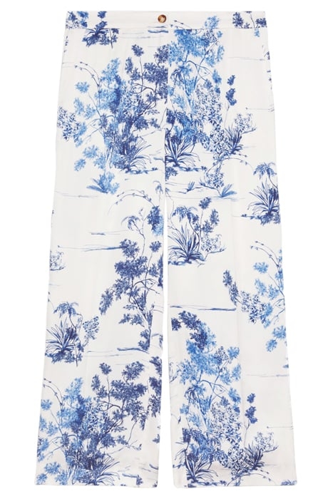PRINTED CROPPED TROUSERS FANTASY 4