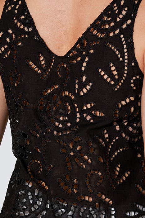 BRODERIE ANGLAISE TOP BLACK 6