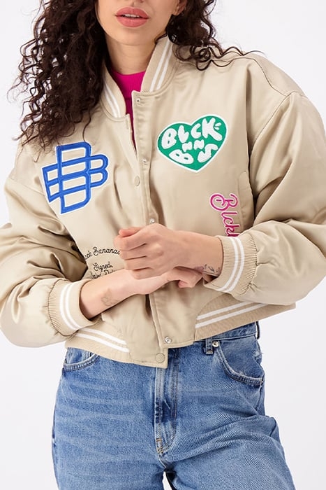 MONOGRAM BOMBER JACKET SAND 4