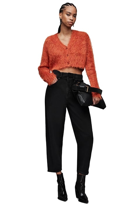 WICK BRUSHED CARDI PLANET RED 5