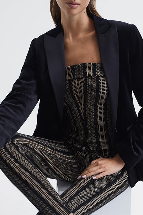 PARIS-KNITTED JUMPSUIT BLACK/GOLD 6