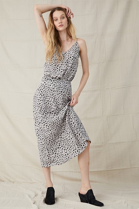 BIAS MIDI SKIRT SOFT STONE DOT 1