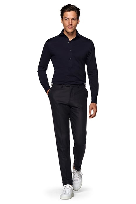 TROUSERS-NAVY NAVY 5