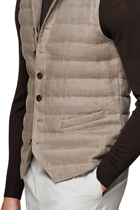 VEST-L.BROWN LIGHT BROWN 8