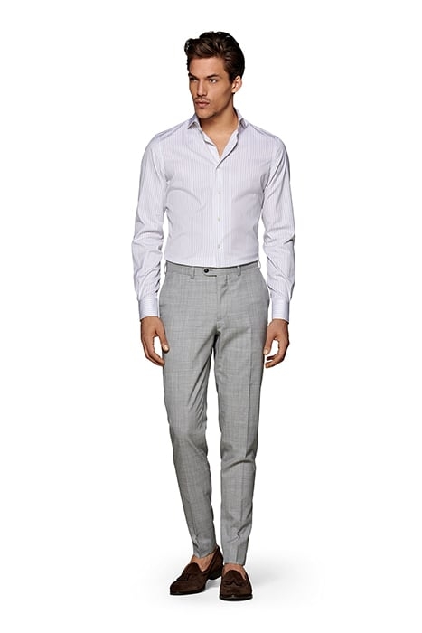 L.GREY STRIPE COTTON TENCEL LIGHT GREY 5