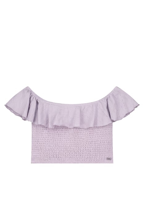 BRODERIE TOP FRESH LILAC 1