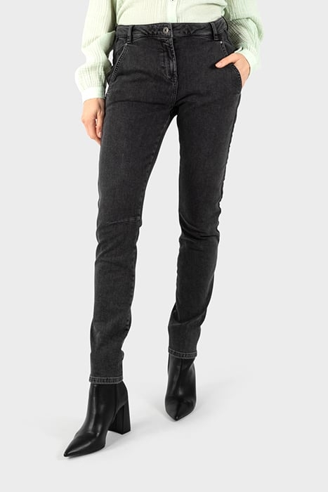 TROUSER WOVEN LONG GREY DENIM 1