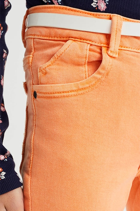 5-POCKET MID WAIST BRIGHT ORANGE 5