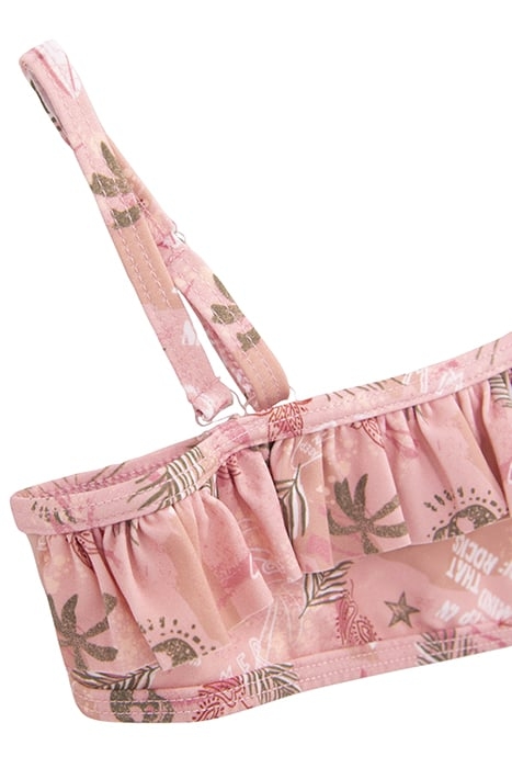 GIRLS’ PINK SURF-ROCK PRINT BIKINI 3