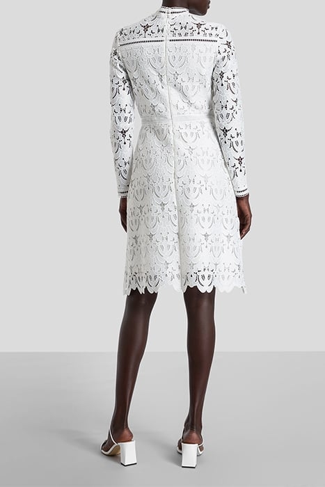 MONA MINI LENGTH LACE DRESS SNOW WHITE 2
