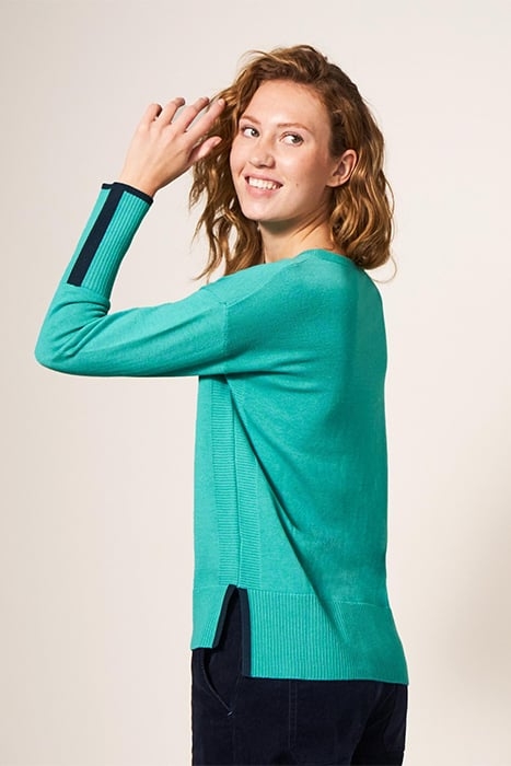 OLIVE JUMPER BRIGHT BLUE 4