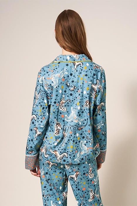 NINA  PJ SHIRT BLUE 2