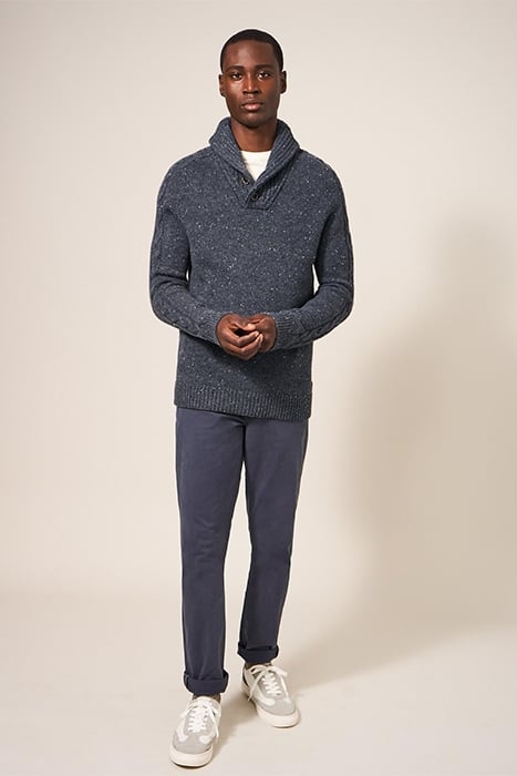 ARUNDEL SHAWL CHARCOAL GREY 1