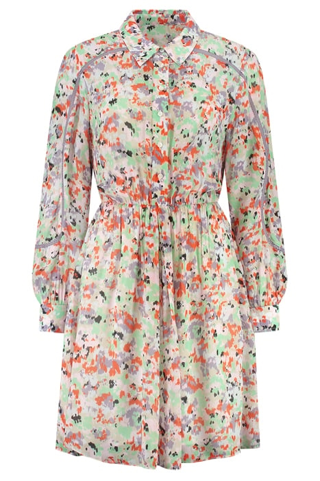 ROMA SHORT DRESS FLOWERFIELD PINK 1